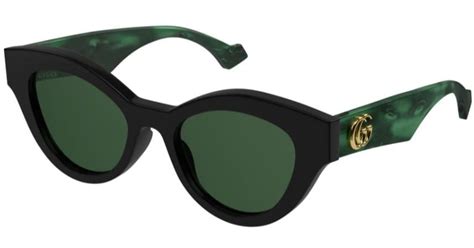 occhial sole gucci verdi|Occhiali verde Gucci, Estate 2024 .